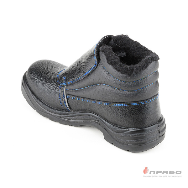 Ботинки Prosafe "Сварщик-24КНМ-1" с подошвой ПУ/нитрил и КП чёрные (шерстин)