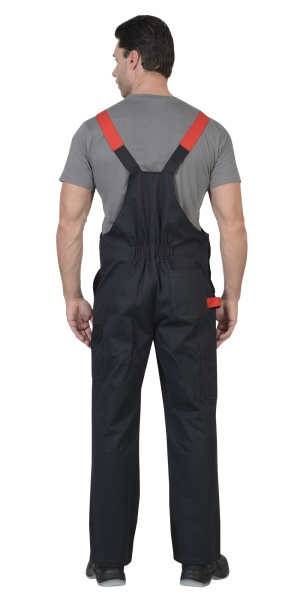 Костюм СИРИУС-ФАВОРИТ-МЕГА куртка, п/к, серый с черным и красным, СОП, 100% х/б, пл. 320 г/кв.м