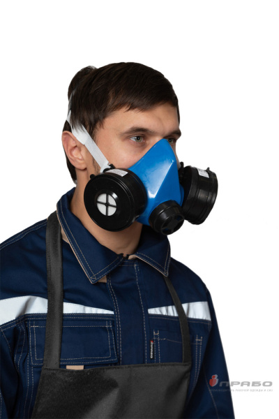 Респиратор "РУ60М" с резиновой полумаской и трикотажным обтюратором