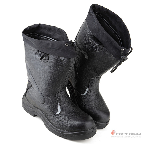 Сапоги "Викинг-Нитро-18Р" с подошвой ПУ/нитрил и КП чёрные