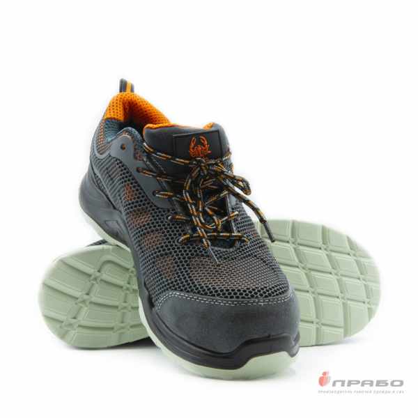 Кроссовки "Скорпион-Универсал-1407ПК" с подошвой ПУ/ТПУ и КП чёрные