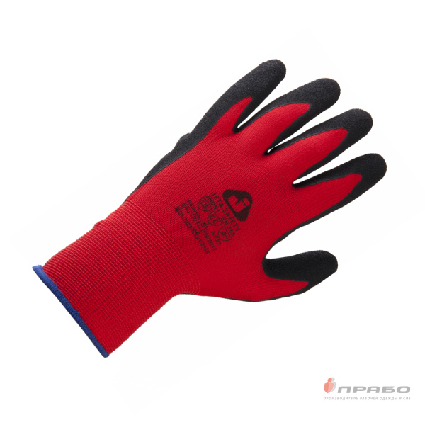 Перчатки из полиэстера с 1/2 рельефным нитриловым покрытием Jeta Safety JN051