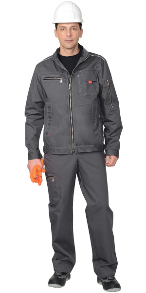 Костюм СИРИУС-ДАЛЛАС куртка, брюки, серый