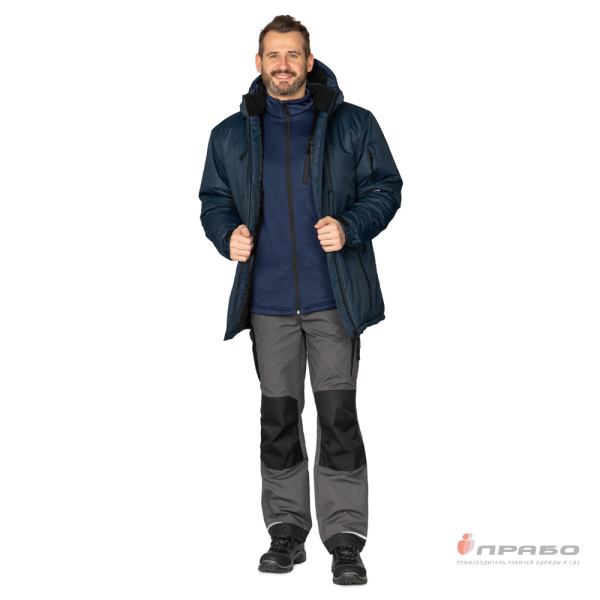 Куртка мужская утеплённая "Вегард" синяя