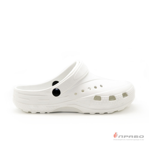 Сабо женские из ЭВА с ремешком "Дюна 601/06" белые