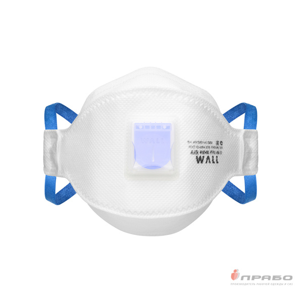Респиратор Wall Air 95HK FFP2 NR D с клапаном выдоха арт. 395021 F