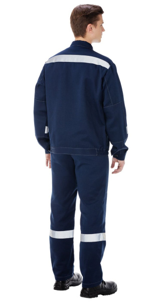 Костюм мужской рабочий летний "Тимбер" синий с брюками