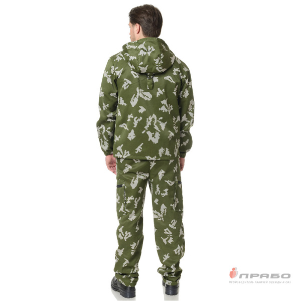 Костюм мужской "Турист" КМФ серая берёза (куртка и брюки)