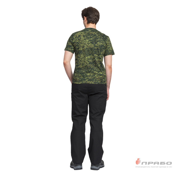 Футболка трикотажная камуфляжная цифра
