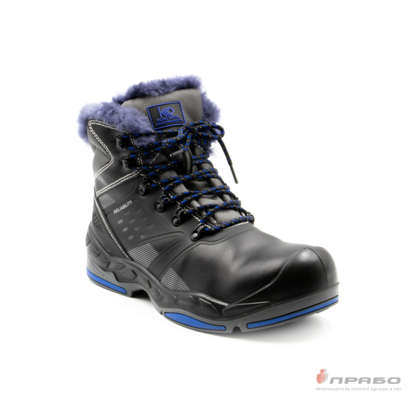 Ботинки "Б-М9" с подошвой ПУ/нитрил, КП и КС (натуральный мех)