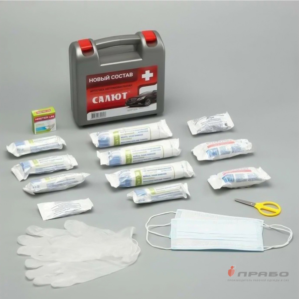 Аптечка автомобильная (футляр полистирол) Приказ 1080н, арт.2127