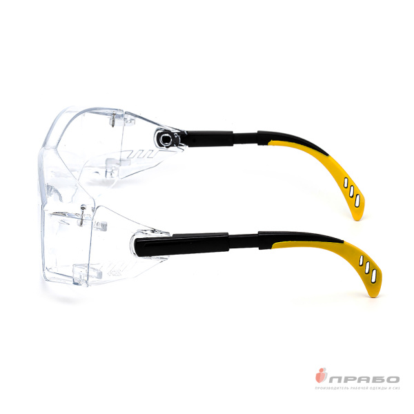 Очки защитные открытые антизапотевающие с двухсторонним покрытием "Практик" прозрачные