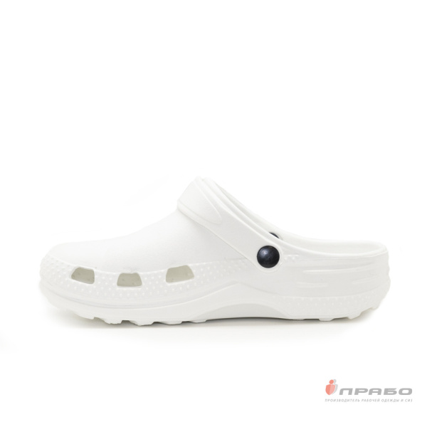 Сабо женские из ЭВА с ремешком "Дюна 601/06" белые