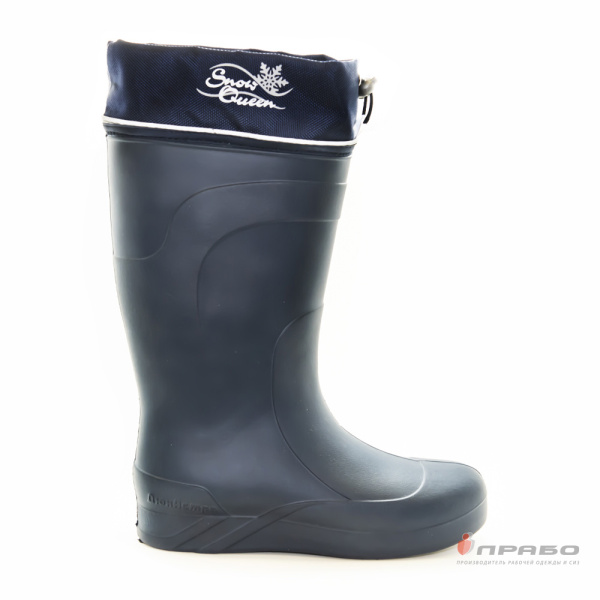 Сапоги женские утеплённые ЭВА артикул 2302НУ чёрные (36 см)