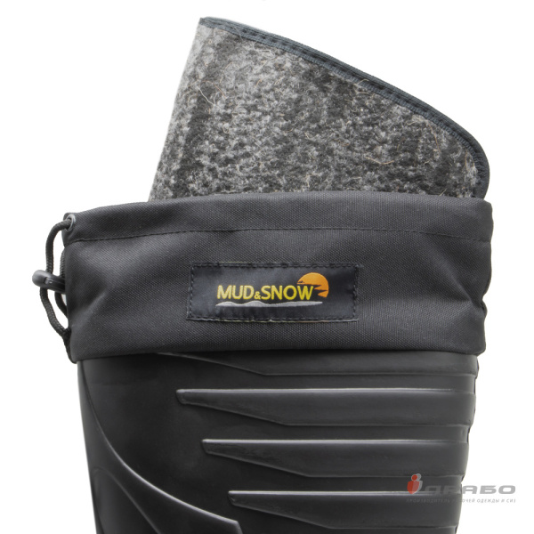 Сапоги мужские из ЭВА c подошвой ТЭП 401.1 черные (36см)