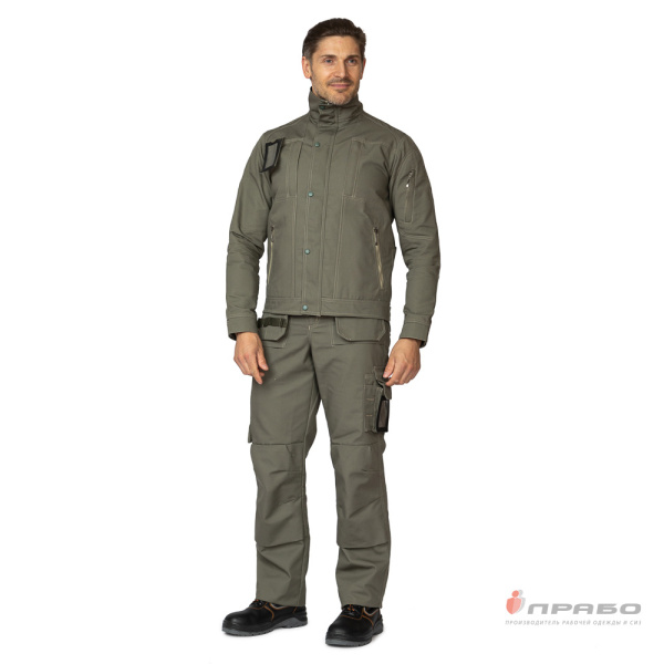 Костюм мужской "Викинг 2020" хаки (куртка и брюки)