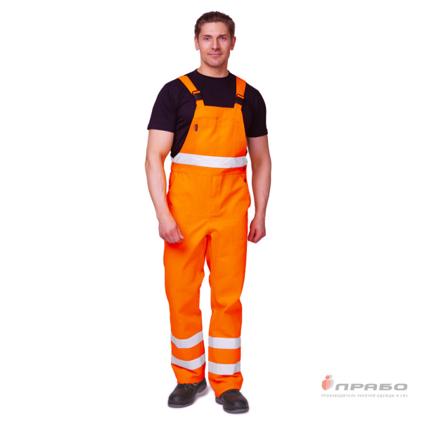 Костюм "Дорожник-2" оранжевый 3 класса защиты (куртка и полукомбинезон)