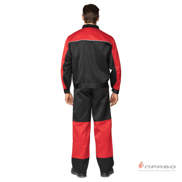 Костюм мужской "Бригадир" для работы на стройке (куртка и брюки)