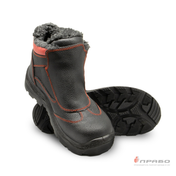 Ботинки "Сварщик Барс-Нитро-СНМ" на подошве ПУ/нитрил с КП (шерстин)