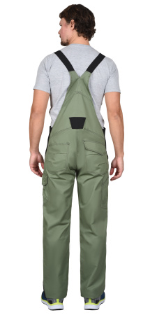 Полукомбинезон СИРИУС-ЦИТРИН светло-оливковый с черным