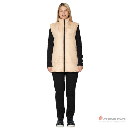 Жилет универсальный утеплённый "Ваш персонал" бежевый