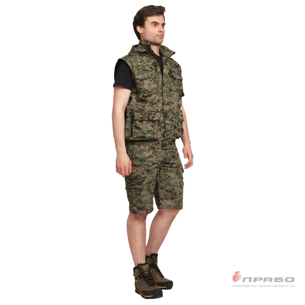 Костюм мужской "Раптор" рип-стоп КМФ цифра 301-01 (куртка и брюки)