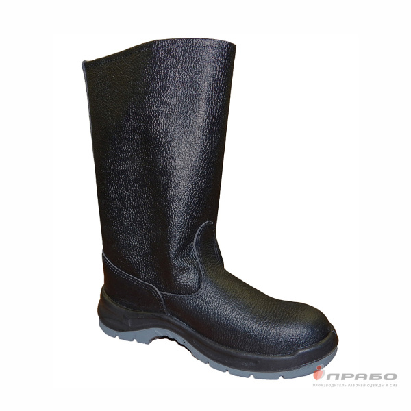 Сапоги "Викинг" с подошвой ПУ/ТПУ чёрные (искусственный мех)