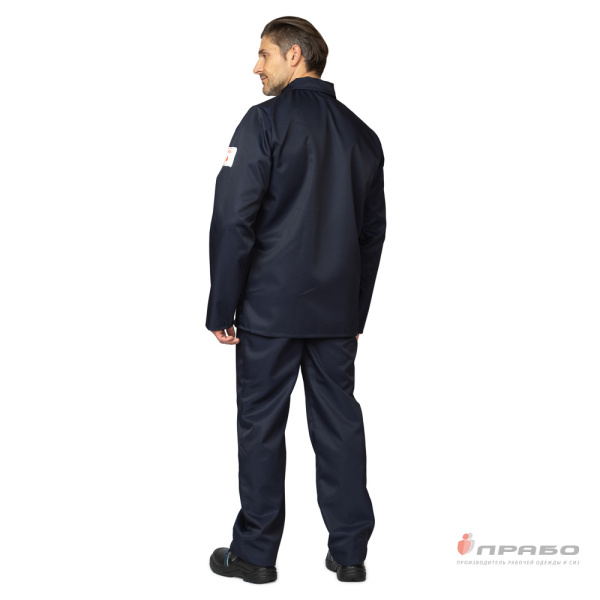 Костюм мужской кислотощелочестойкий (КЩС) К80Щ20 синий (куртка и брюки)