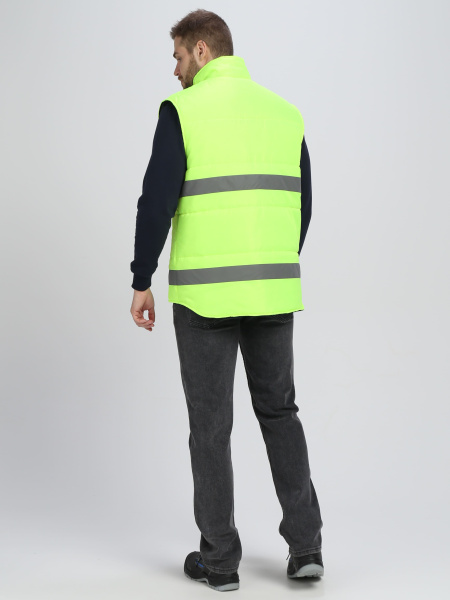 Жилет утепленный Спектр СОП (тк.Оксфорд), лимонный