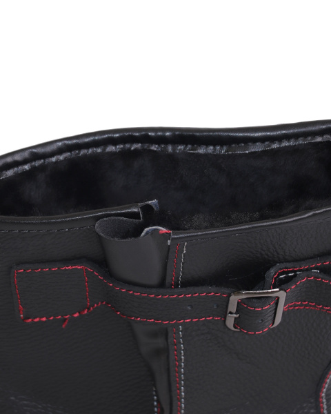 Сапоги СИРИУС, кожа, ПКП, нат. мех, ПУ-Нитрил