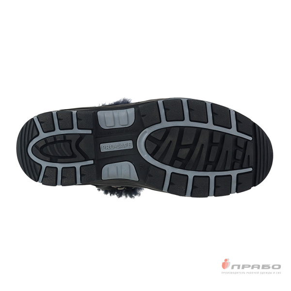 Ботинки "Викинг Нитро 740 РНМ" на подошве ПУ/нитрил и КП (натуральный мех) чёрные