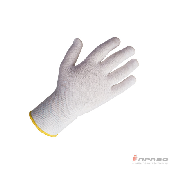 Перчатки бесшовные из нейлона Jeta Safety JS011n (13 класс) белые