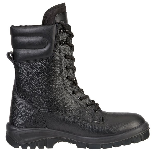 Ботинки с высоким берцем "Энфорсер 302", чёрн, шерст. мех, ПУ/ТПУ