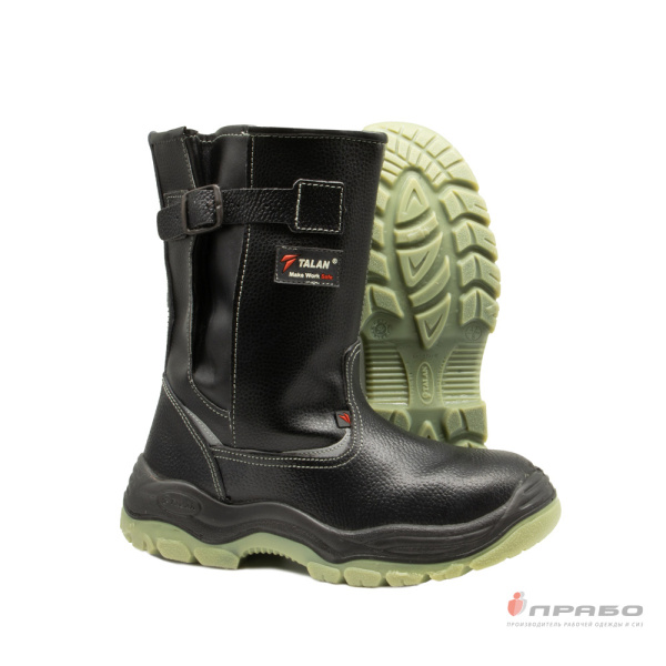 Сапоги кожаные на подошве ПУ/ПТУ "Лидер" с МП