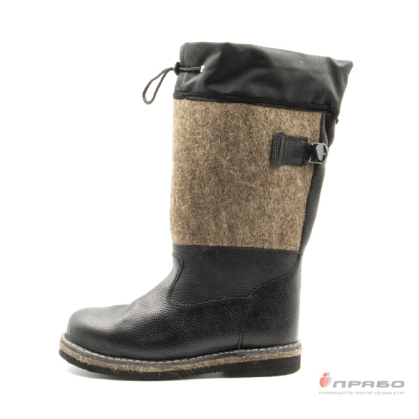 Сапоги войлочные "Полярник" с подошвой резина/войлок, КП и манжетой