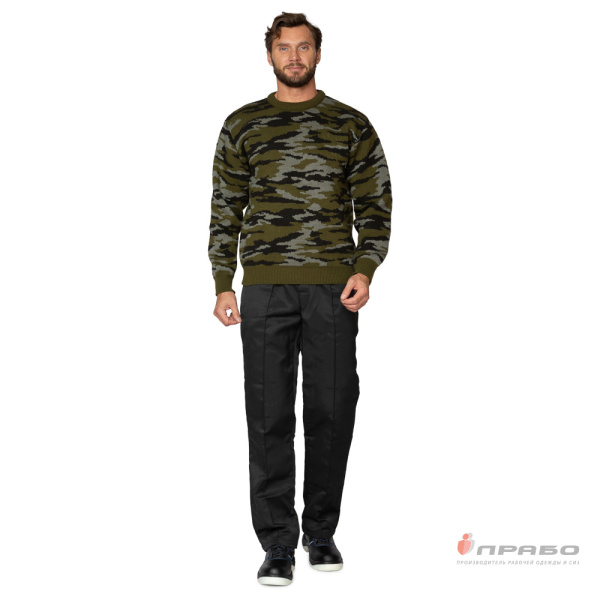 Джемпер мужской форменный с круглым вырезом КМФ