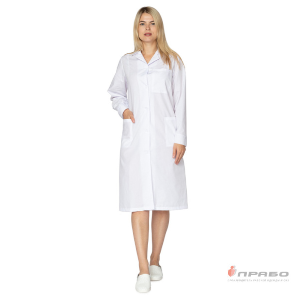 Халат медицинский женский "Стандарт" белый