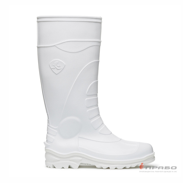 Сапоги мужские ПВХ МБС КЩС "Дюна 172Б" белые (38 см)