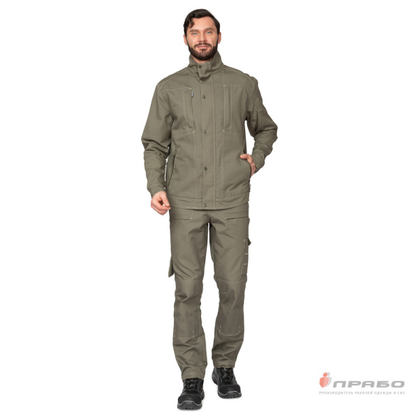 Костюм мужской "Викинг 2021" хаки (куртка и брюки)