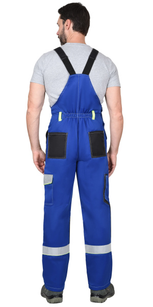 Костюм СИРИУС-ПОЛИНОМ куртка, п/к василек с черным и СОП 50 мм