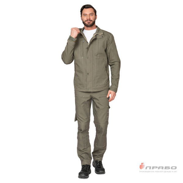 Костюм мужской "Викинг 2021" хаки (куртка и брюки)