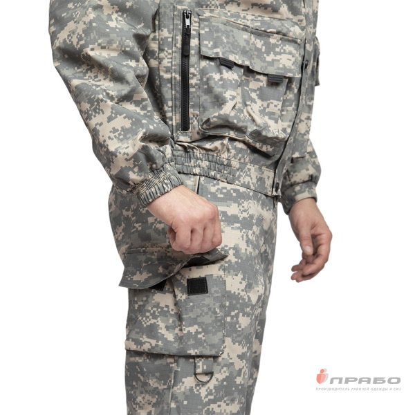 Костюм мужской "Раптор" рип-стоп КМФ цифра 212-05 (куртка и брюки)