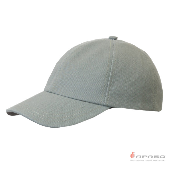 Бейсболка серая с жёстким козырьком