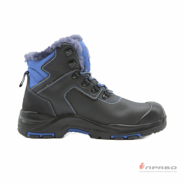 Ботинки "Скорпион-Трекбот-1801.1ПК", ПУ/нитрил, КП, чёрные (натуральный мех)