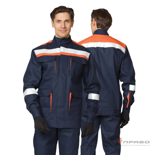 Костюм летний для защиты от электрической дуги "СП011-ЛII", 14 кал/см² (куртка и брюки)