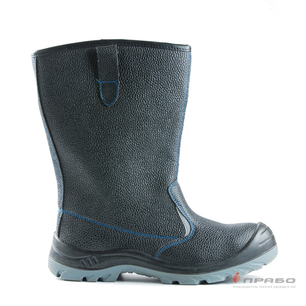 Сапоги "Викинг-16/1М" с подошвой ПУ/ТПУ и МП чёрные (искусственный мех)