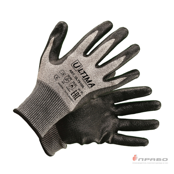 Перчатки для защиты от порезов (5) c нитриловым покрытием Ultima ULT910N