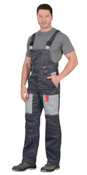 Костюм СИРИУС-ФАВОРИТ куртка, п/к т.серый со св.серым