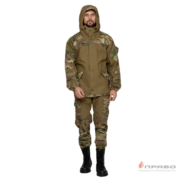 Костюм мужской "Горка-3" палатка хаки/ягель (куртка и брюки)