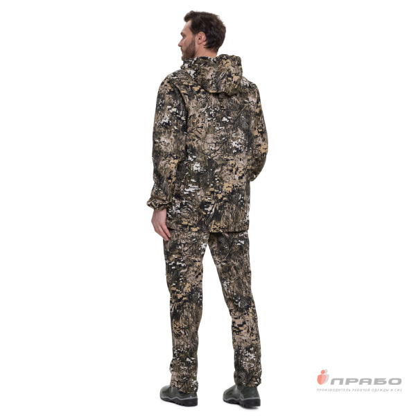 Костюм мужской "Турист" КМФ зелёные соты (куртка и брюки)